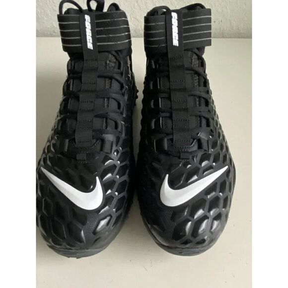 Men's Sz 17 Nike Force Savage Pro 2 Shark P Football Cleats Black BV5448-001 - Picture 2 of 9